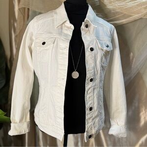 Lee Women's White M Jean Jacket